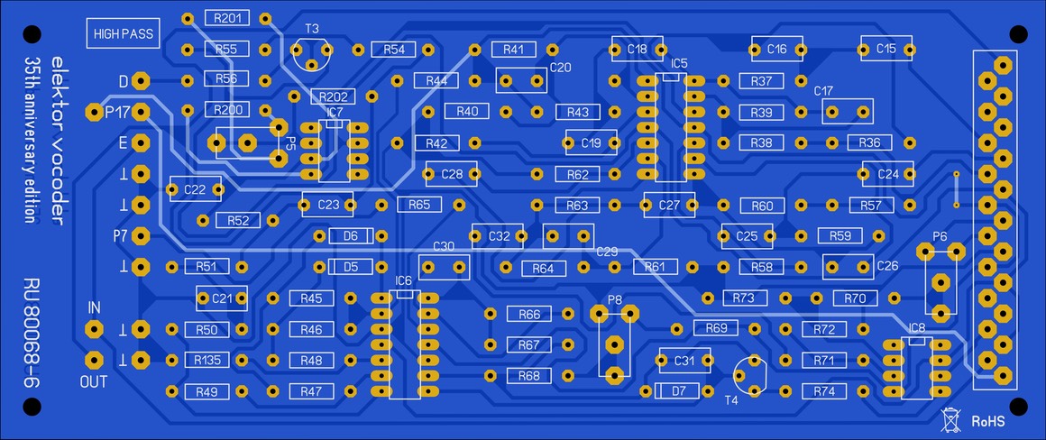 Elektor Vocoder - High Pass Filter