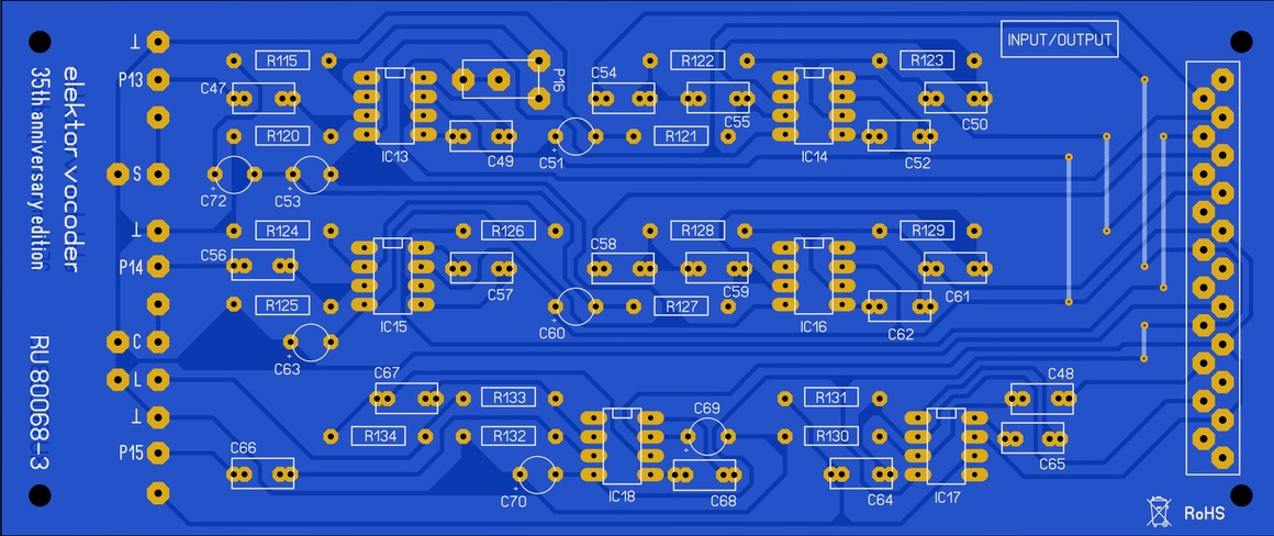 Elektor Vocoder - Input Output Module